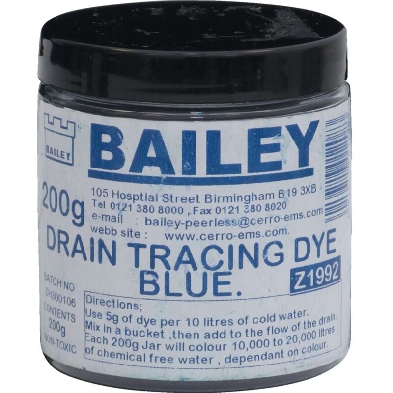 Drain Trace Dye Blue 200G M - Kennedy