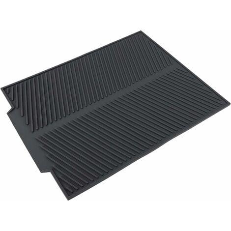 Silicone Dish Drying Mat Flume Folding Draining Mat Rectangle Drain Mat  Drying Dishes Pad Heat Resistant