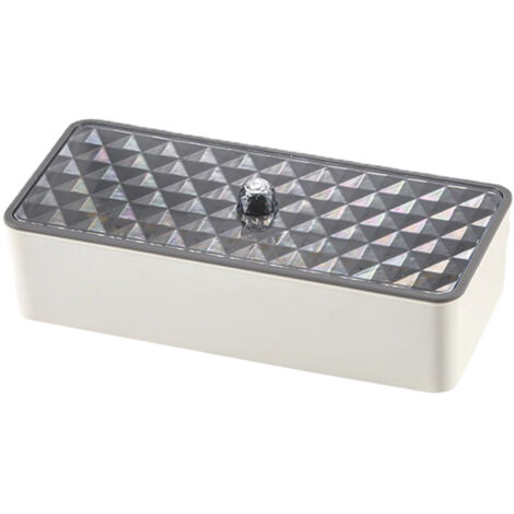 Draining Chopstick Container Dustproof Multilayers Utensil Storage Box for Kitchen White