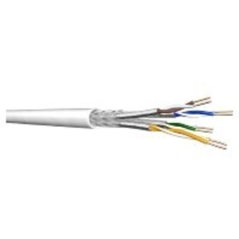 Draka Cat 7 Verlegekabel UCHOME SS26 S/FTP PiMF, weiß, 100m (60032039)