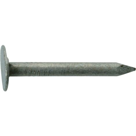 50 Kupfer Schieferstifte  2,8 x 30 mm Dachpappnägel Breitkopfstifte