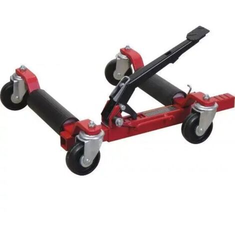 Drakkar Equipement – Chariot de manutention 560 kg – Largeur 232 mm – Dimensions 510x610x180 mm – Pour réglage mécanique de véhicules