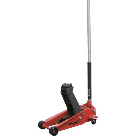 Drakkar Equipement – Cric rouleur 3T double piston – Capacité de levage 3 tonnes – Hauteur 128/465mm – Acier robuste pour travaux lourds