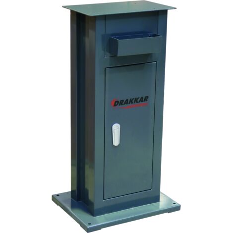 Drakkar Equipement – Pied de touret à meuler 420x320x800mm – Stabilité optimale pour meulage – Compatible avec tourets standards – 15529