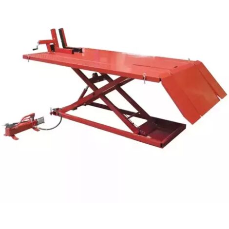 Drakkar Equipement – Table élévatrice hydraulique 680 kg – Hauteur de levage 185-830 mm – Dimensions 1950 x 1218 mm – Compatible motos et quads