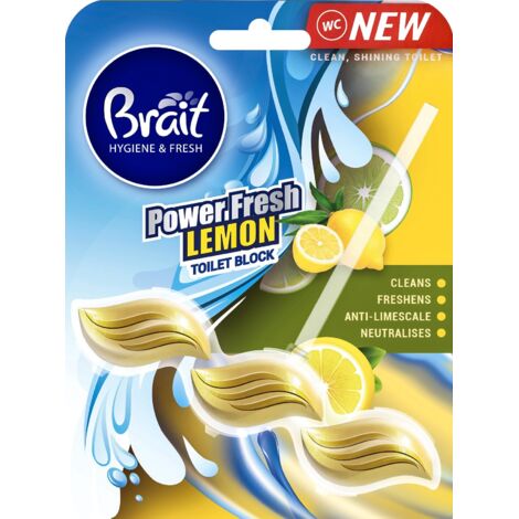 DRAM BRAIT Toilettenstein mit frischer Zitrone 39 g