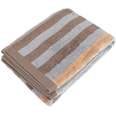 Drap de douche 70x140cm uni coton Pure Waffle beige