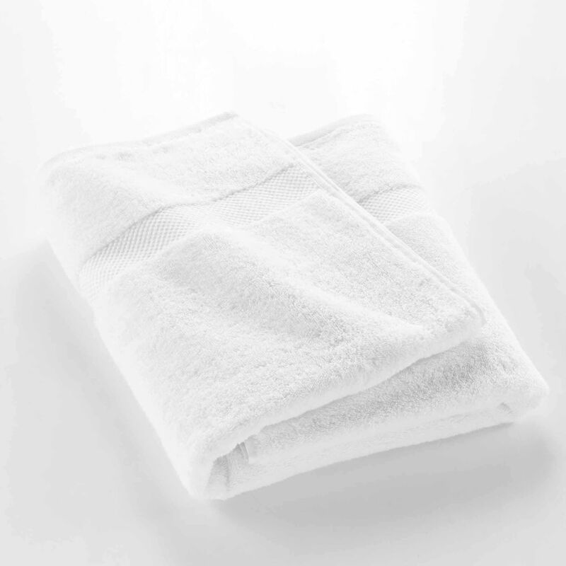 Drap de Bain 90x150 cm - 100% Coton - Blanc.