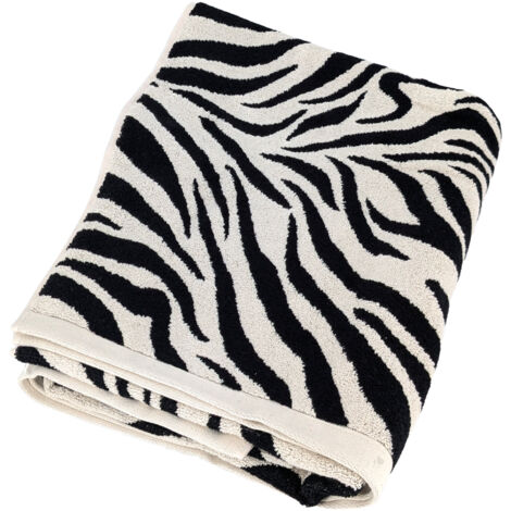 Drap de bain absorbant 100% coton 85x200cm ZEBRA Zèbre 85x200 cm