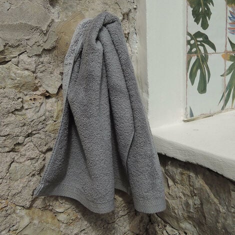 Drap de bain Eponge DREAM Gris perle