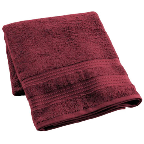 Drap de Bain "Excellence" 90x150cm Bordeaux
