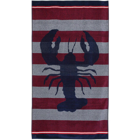 Drap de bain Homard 100 x 180 cm