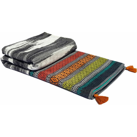 Drap de bain Pompons 100 x 180 cm