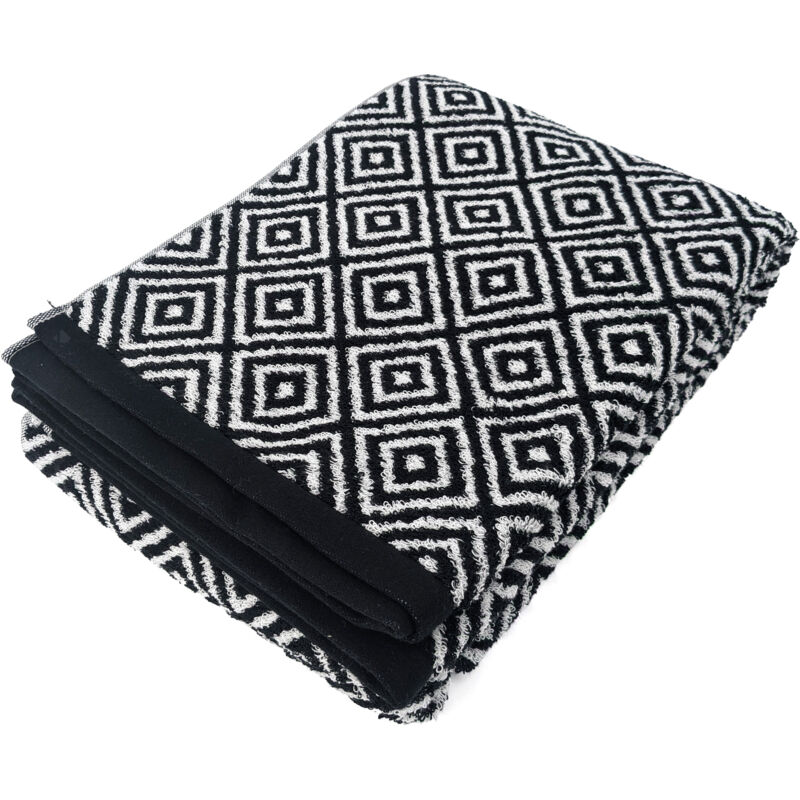 Drap de bain symetrie coton Losanges