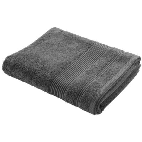 Drap de Bain "Tendresse" 90x150cm Anthracite