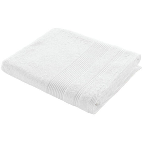Drap de Bain "Tendresse" 90x150cm Blanc