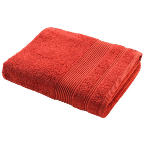 Drap de Bain "Tendresse" 90x150cm Terracotta
