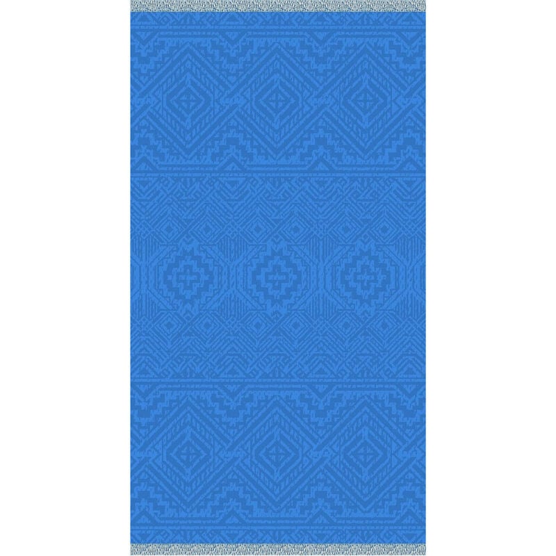 Drap de bain turquoise 90 x 160 cm