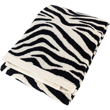 Drap de douche absorbant coton 70x140cm ZEBRA beige