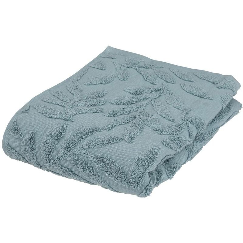 Drap de douche Sea View coton bleu 70x130cm Atmosphera créateur d'intérieur