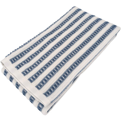Drap de douche coton SANTORINI A rayures