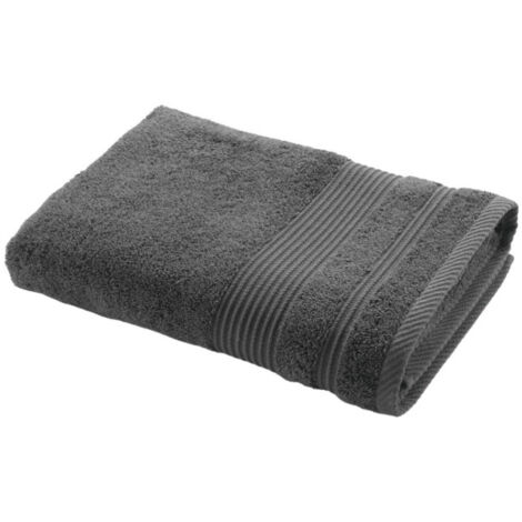 Drap de Douche "Tendresse" 70x130cm Anthracite