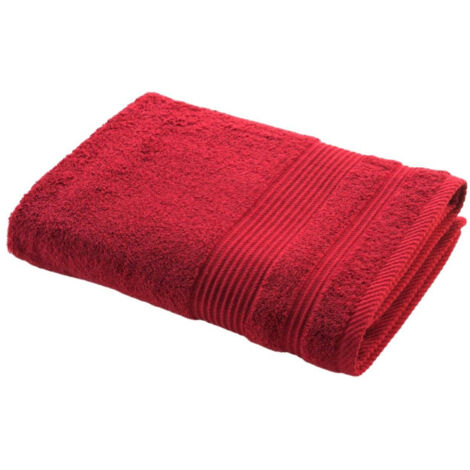Drap de Douche "Tendresse" 70x130cm Rubis