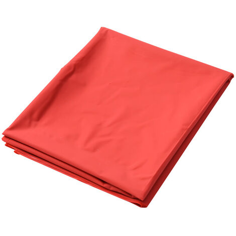 Drap de lit imperméable en PVC pour adultes, housse de matelas hypoallergénique, pour SPA, Push oil, Massage, simple, Queen size, king size,red,220x130cm