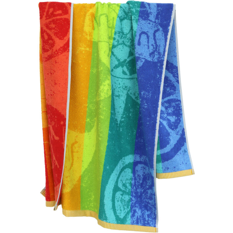 linnea - drap de plage 75x150 cm palma multicolore - multicolore