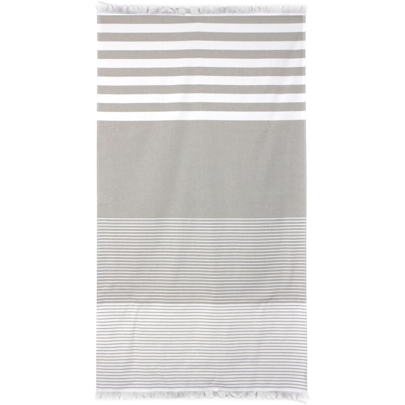 Linnea - Drap de plage Fouta coton 290 g/m² Rayures