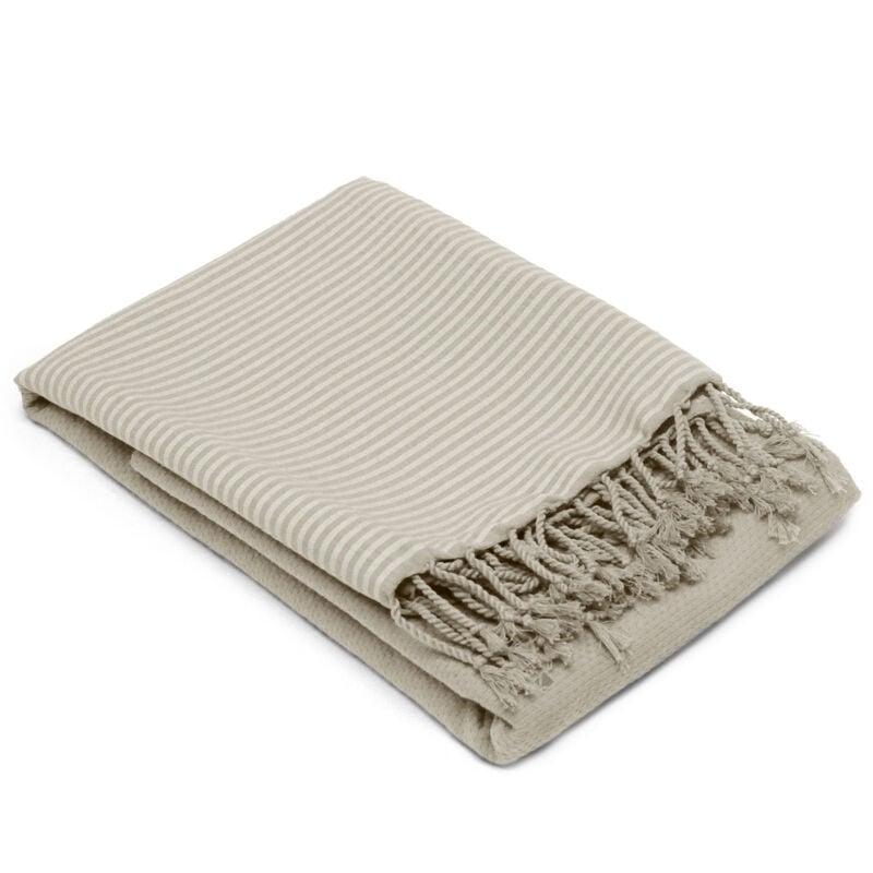 Drap de plage fouta nid d'abeille
