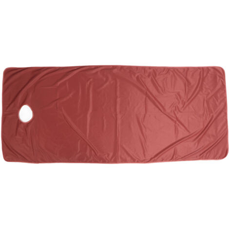 Drap de table de massage avec trou, couleur camel - Alèze épaisse et chaude pour salon de beauté et SPA