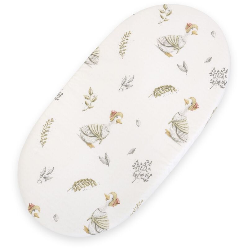 Drap en coton pour couffin Boho 75x35 cm - Oies