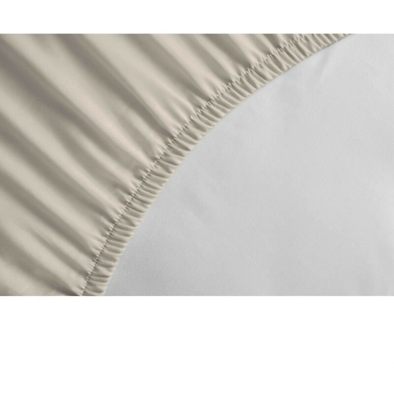 lovely home - drap housse - 100% coton - 160 x 200 + bonnet 35 cm