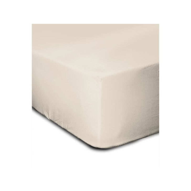 Lovely Home - Drap housse - 100% coton - 180 x 200 + Bonnet 35 cm