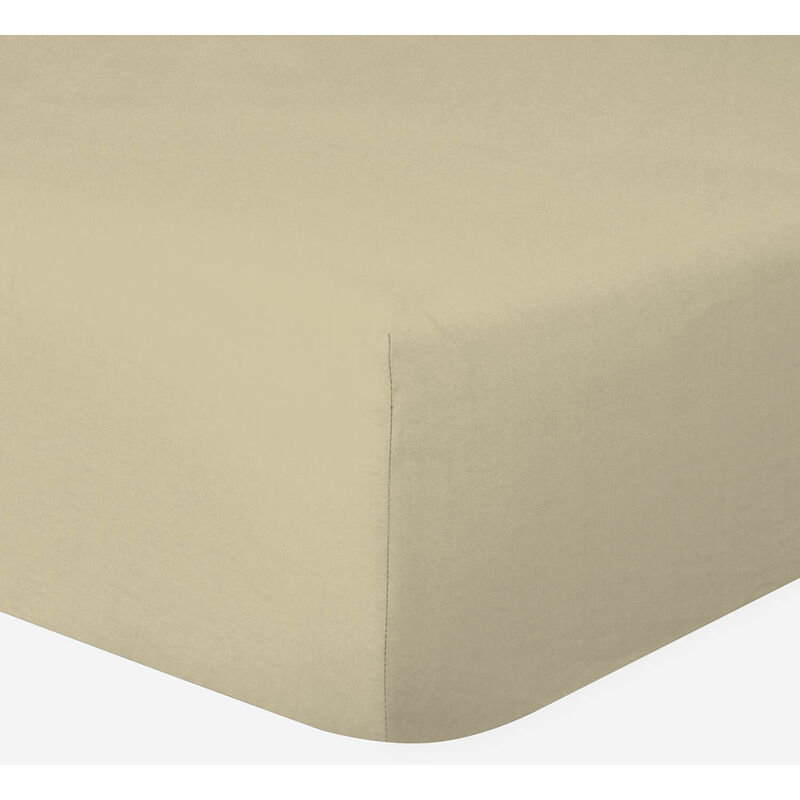 Le Linge De Jules - Drap-housse 100% Coton 57 Fils Ficelle - 90 x 190 cm - Bonnet 30 cm Le Linge De Jules - Drap-housse 100% Coton 57 Fils Ficelle - 90 x 190 cm - Bonnet 30 cm