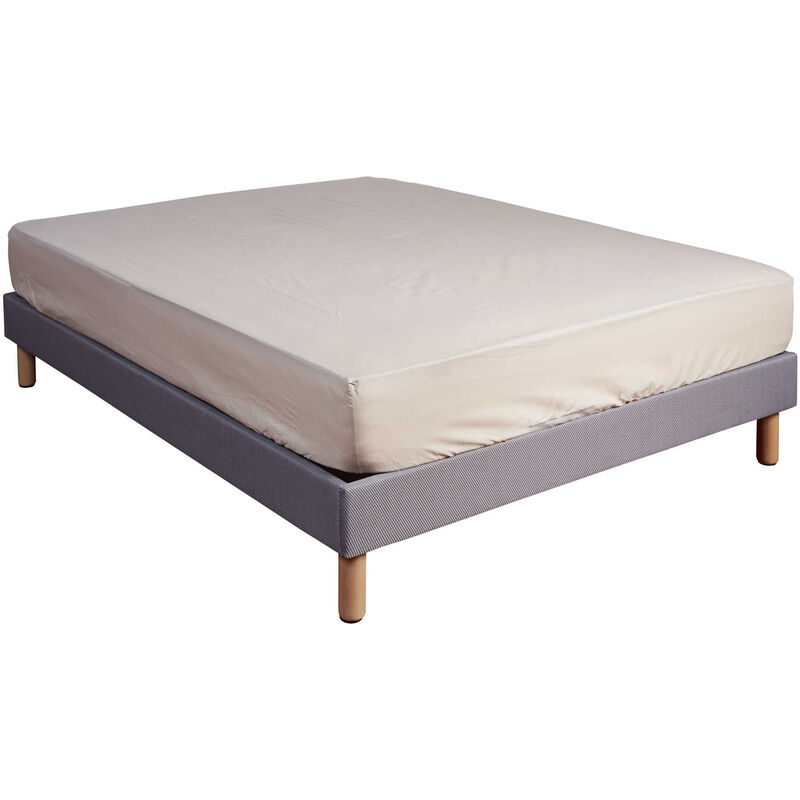 Terre De Nuit - Drap housse 100% coton seigle - bonnet 27 cm 120x190