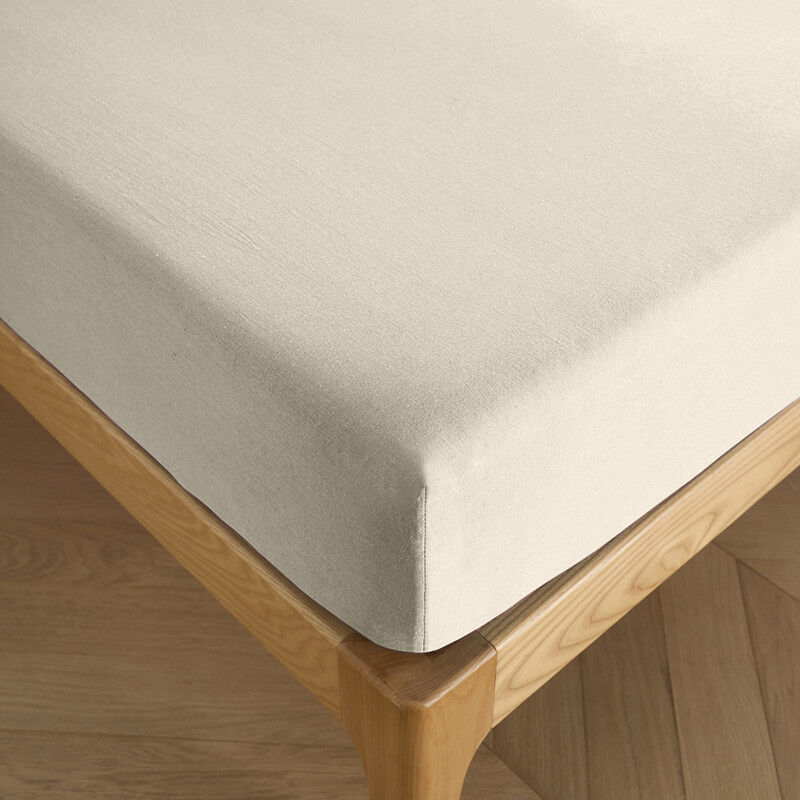 Drap housse 140 x 190 cm bonnet 30 cm "Prémium" pour lit 2 places - Prémium Sable Drap housse 140 x 190 cm bonnet 30 cm "Prémium" pour lit 2 places - Prémium Sable