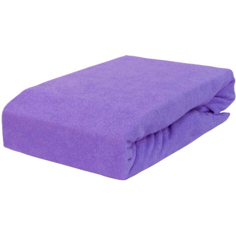 Drap housse 140x200 violet