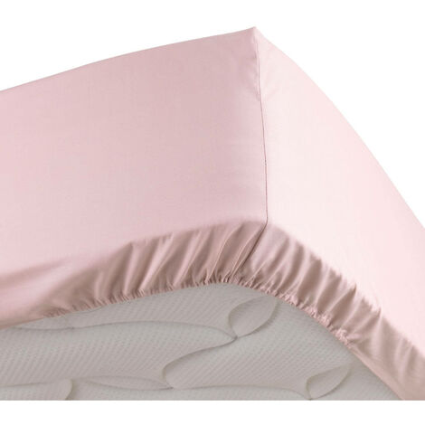Drap housse - 180 x 200 cm - Percale - 78 fils - Uni