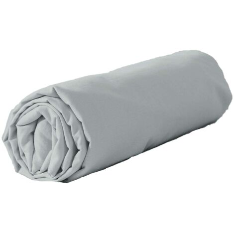 Drap housse 2 places 100% coton lavé bonnet 25 cm