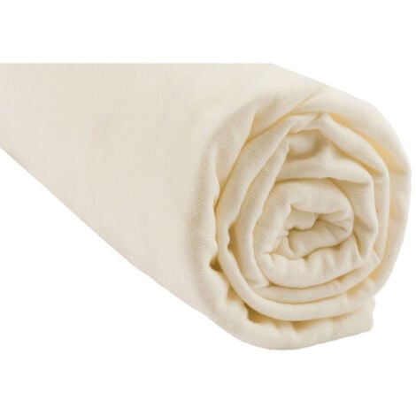 Drap housse 90x190 / 90x200 cm 100% Coton Bio pour lit une place