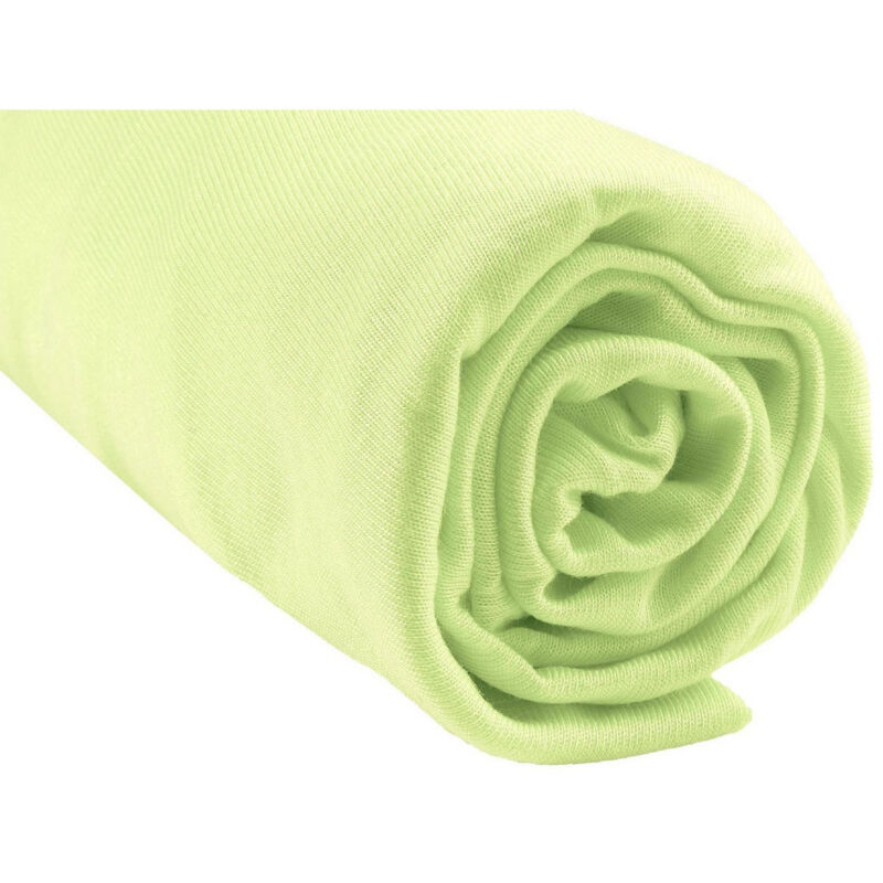 Bbla - Drap housse Bambou 90x190 / 90x200 cm - Anis