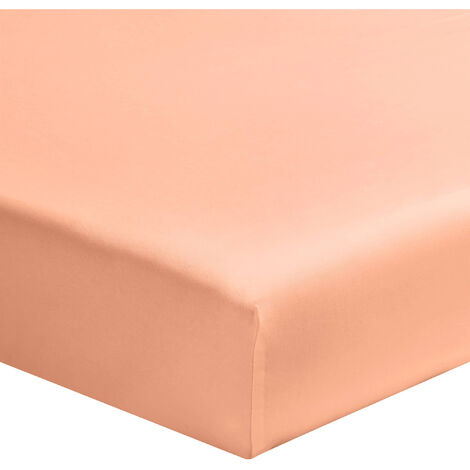 Drap housse bébé cododo rose poudré 100% coton biologique bonnet 10 cm 50x85