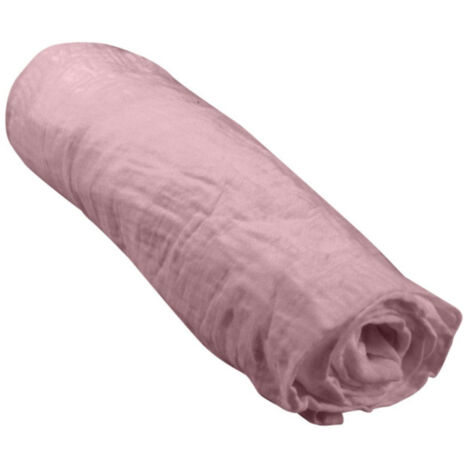 Drap Housse Bébé "Extensible" 60x120cm Rose