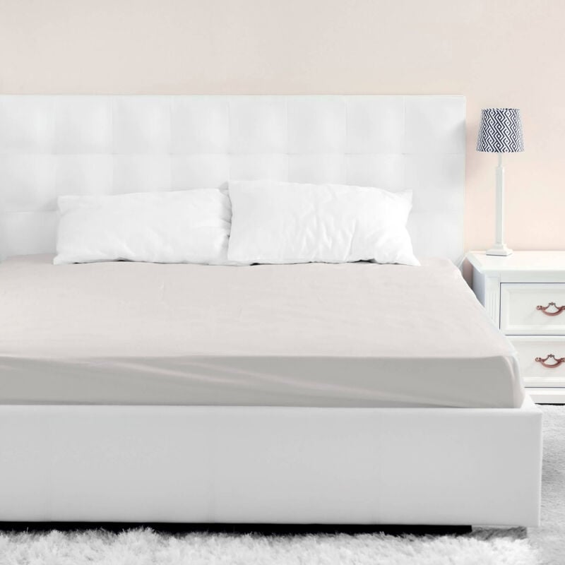 Terre De Nuit - Drap housse jersey sable bonnet 40 cm 90x200