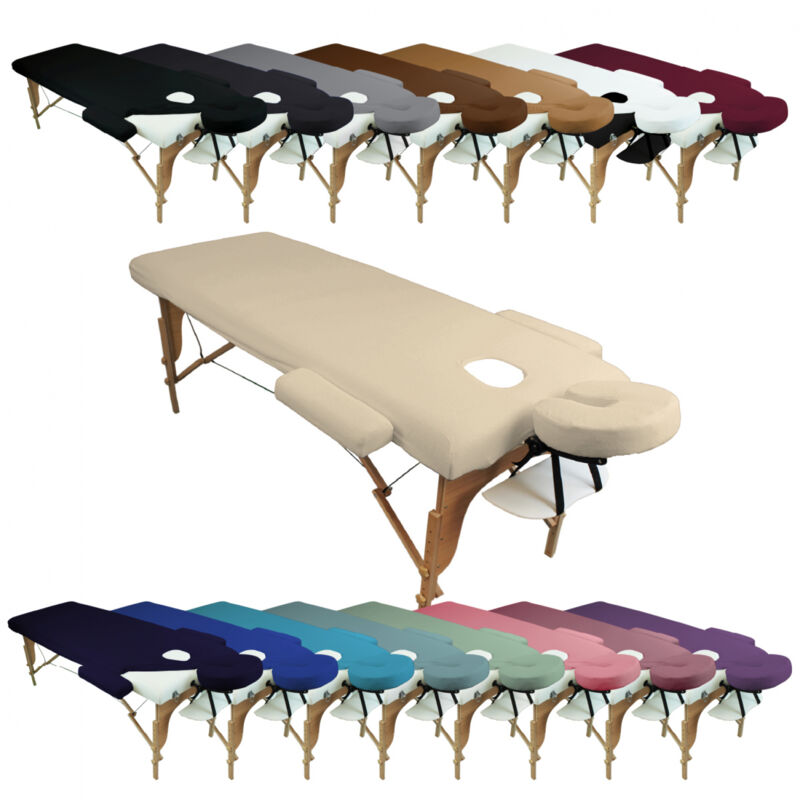 Kit complet de housses pour table de massage - Éponge - Beige - Vivezen