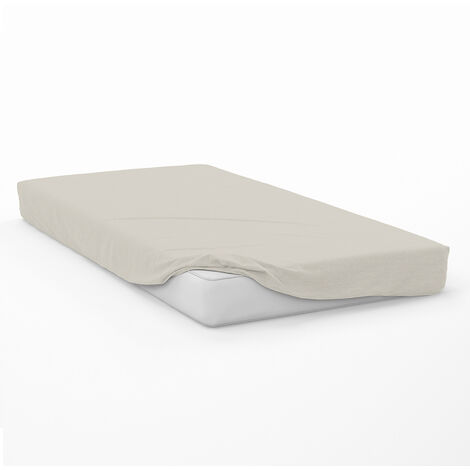 Drap housse en coton 57 fils 70x140 cm BEBE lin, par Soleil d'Ocre
