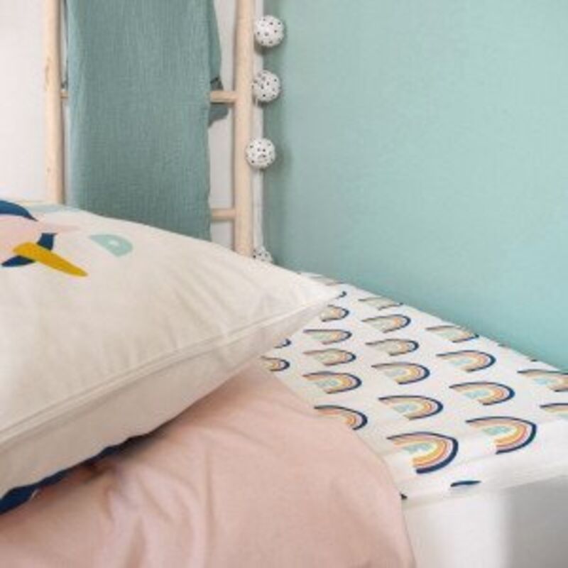 Drap housse en coton bio pour enfant - Licolove - 90 x 190 cm