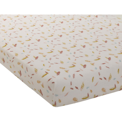 Drap housse en jersey imprimé Multicolore 70x140 cm